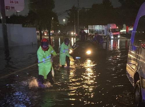 Video: Tres puntos con inundaciones en Metepec por las intensas lluvias, reporta alcalde